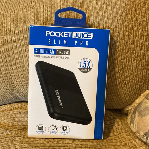 🔋 NWT Pocket Juice Slim Pro Dual USB - Picture 2 of 5